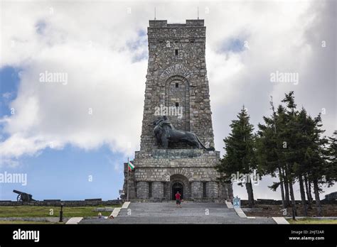 Monument Of Freedom Dedicated To Battle Of Shipka Pass On Stoletov Peak