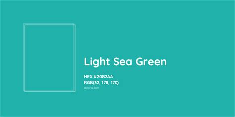 About Light Sea Green Color Codes Similar Colors And Paints