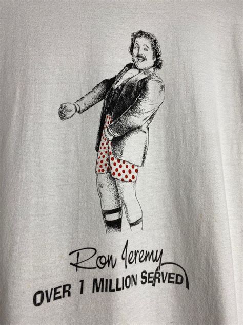 Vintage Ron Jeremy Pornstar Men S Fashion Tops Sets Tshirts Polo