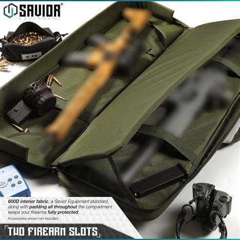 Savior Equip Tactical Double Rifle Bag Gun Range Padded Soft Case 36