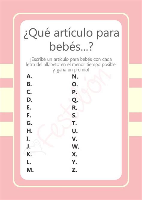 Los invitados deben hinchar un globo y atárselo con una cinta en cada invitado al baby shower debe contar la trastada más gorda que hizo de pequeño sin pronunciar nunca una palabra determinada: Más de 25 ideas increíbles sobre Juegos gratis para baby shower en Pinterest | Juegos de baby ...