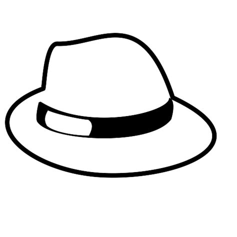 White Hat Clip Art At Vector Clip Art Online Royalty Free