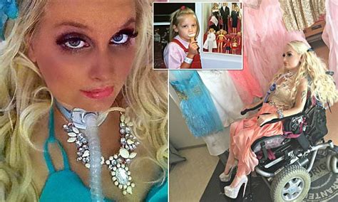 Quadriplegic Barbie Spends £10k To Look Like Her Idol Daily Mail Online
