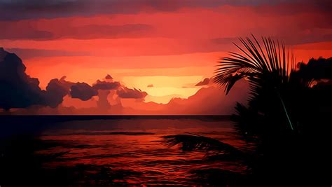 Caribbean Sunset By Gareth Davies Caribbean Sunset Photograph