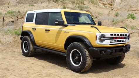 2023 Ford Bronco Heritage Editions A Color Keyed Homage To The Og