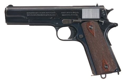 Colt Government Pistol 455 Webley Rock Island Auction