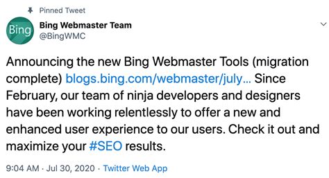 Seo News Bing Launches New Webmaster Tools And Much More