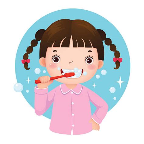 Brushing Teeth Clip Art Vector Images And Illustrations Istock