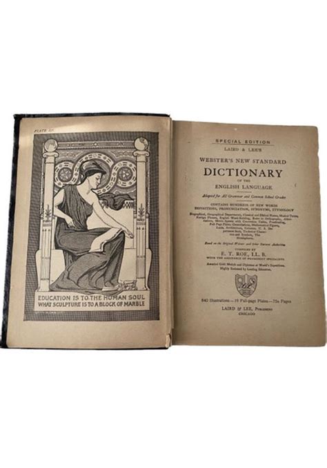 Laird And Lees Websters New Standard Dictionary 1908 Classifieds For