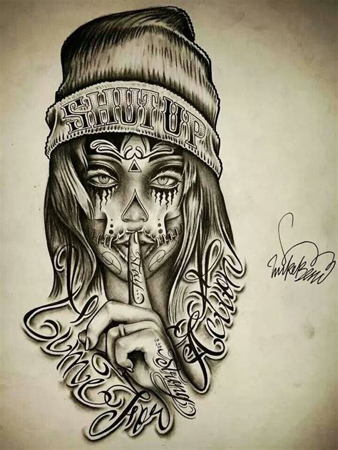 I Like This For A Tattoo Chicano Art Tattoos Chicano Style Tattoo Body Art Tattoos