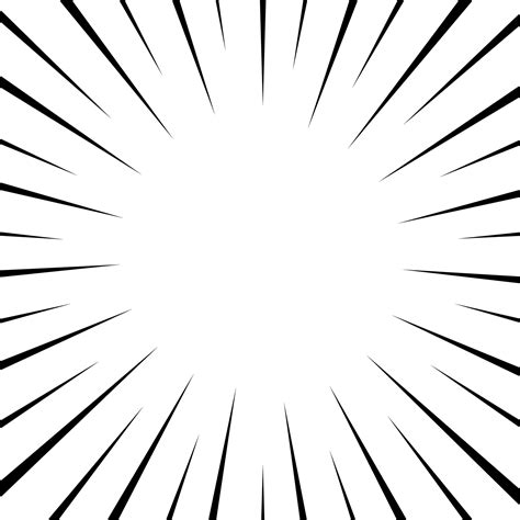 Black And White Optical Illusion Burst Background Halftone Effect