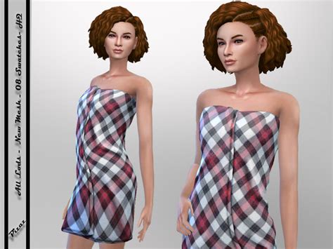 Plaid Towel Collection By Pizazz At Tsr Sims 4 Updates
