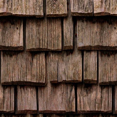 Wood Shingle Roof Texture Seamless 03782