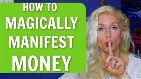 .discovered how to manifest more money and break down limiting beliefs, i've wanted to put together a blog post on my top crystals to better your financial before we get into the most powerful stones to attract money, i wanted to share some tips on what to do with crystals once you've purchased them. How To MAGICALLY MANIFEST MONEY - YouTube