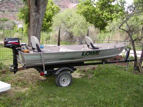 14 Foot Aluminum Fishing Boat Sea Nymph V Series Trailer And Motor For