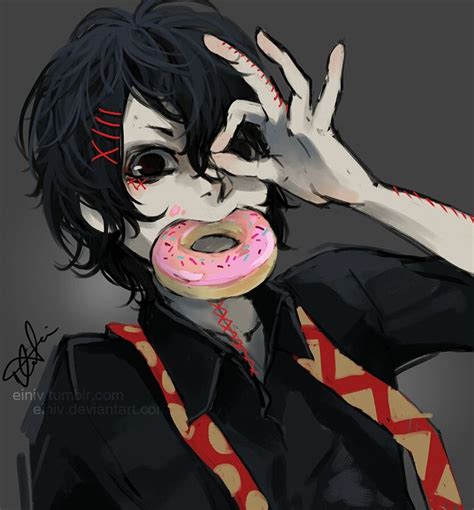 Suzuya Juuzou Donut Tokyo Ghoul Tokyo Ghoul Anime Juuzou Suzuya