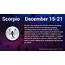 Scorpio Weekly Horoscope December 15 21 2014