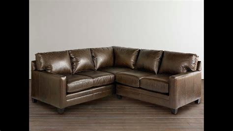 Using smaller scale furniture, and breaking the space up into distinct areas will help to make it feel more spacious. L Shaped Leather Couch Ideas - YouTube
