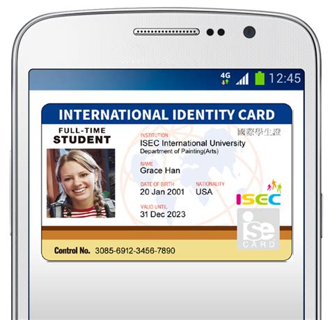 International Id Card Ise Cardsisec International Id Card