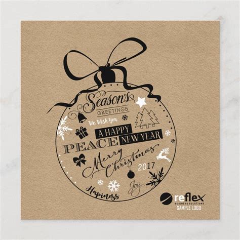 Creative Corporate Christmas Cards With Logo Corporate