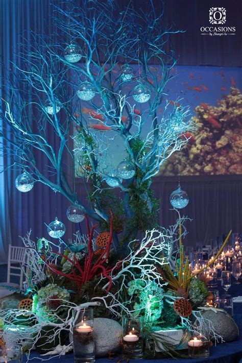 Underwater Coral Inspired Centerpiece Occasions By Shangri La