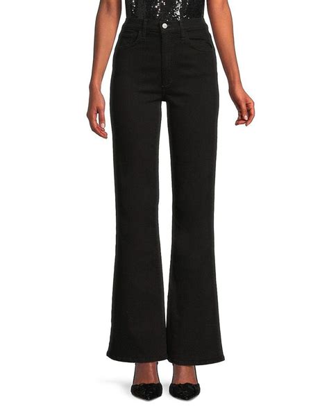 Joes Jeans The Molly Flare Wide Leg Jeans In Black Lyst