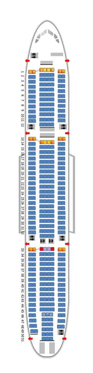 Aer Lingus Airbus A330 300 Seating Chart