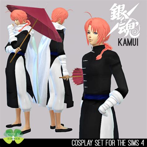 Gintama Kamui Cosplay Set For The Sims 4 By Cosplay Simmer Sims 4
