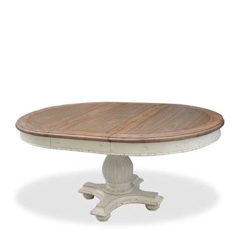 But after we got a closer look. Riverside Furniture Coventry Two Tone Dining Table in ...