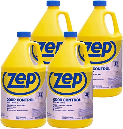 Zep Odor Control Disinfectant Concentrate 1 Gallon Case Of 4