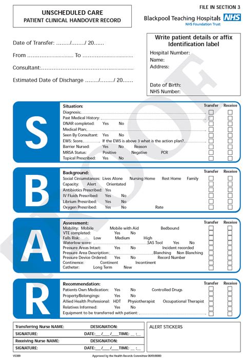 Sbar Template Uk How 3 Easy Ways To Facilitate Sbar Template Uk How In
