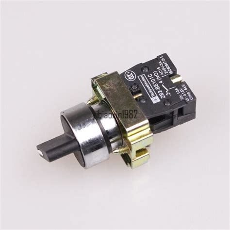 New Xb2 Bd21 No Spst 2 Position Maintained Rotary Selector Switch 600v