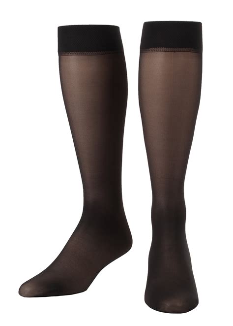 Sheer Compression Knee Highs Made In The Usa Light Support Socks For Woman 8 15mmhg 1 Pair