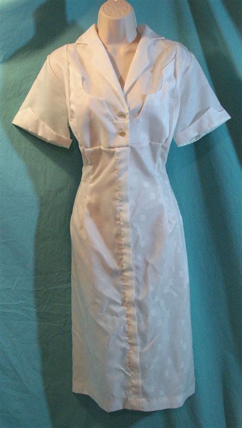 Vintage Nurses Uniform Dress Costumedonna By Junksisters911