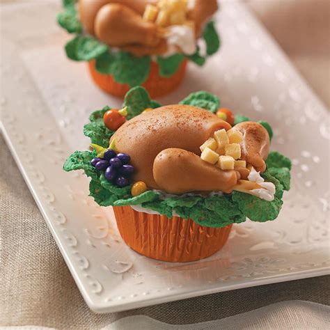 Thanksgiving Turkey Cupcakes Recipe How To Make It