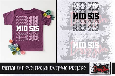 Mid Sis Graphic By Drissystore · Creative Fabrica