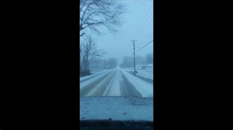 Snow In Ashtabula Ohio Youtube