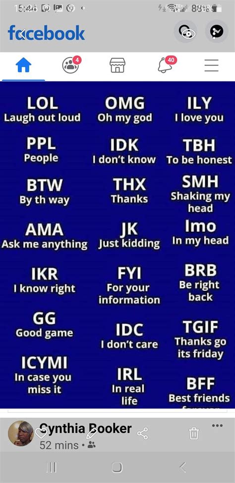 Abbreviations For Words In Texting Paasmundo