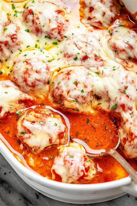 We've also made a similar version to this recipe using cauliflower rice and no cream 2 cups shredded chicken or turkey. Cheesy Meatballs Casserole Recipe {Low Carb} - Low Carb ...