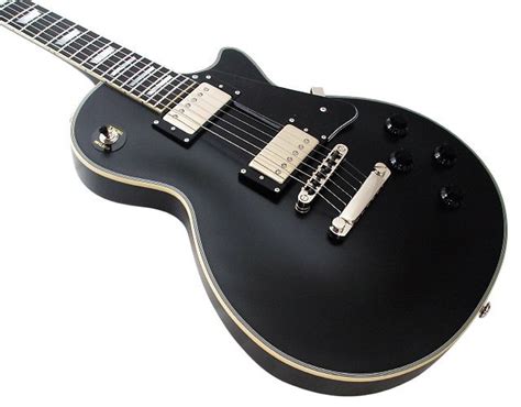 Black Les Paul Black Flats Guitar