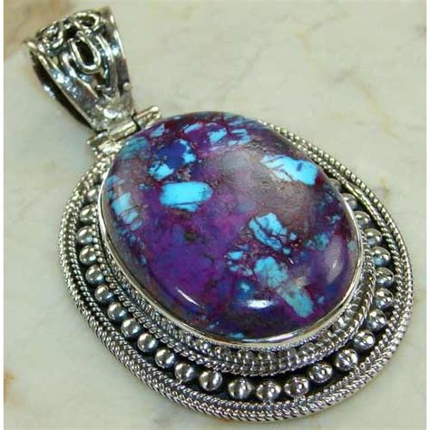 Purple Turquoise Pendant at Rs 1610 piece फरज पडट in Jaipur