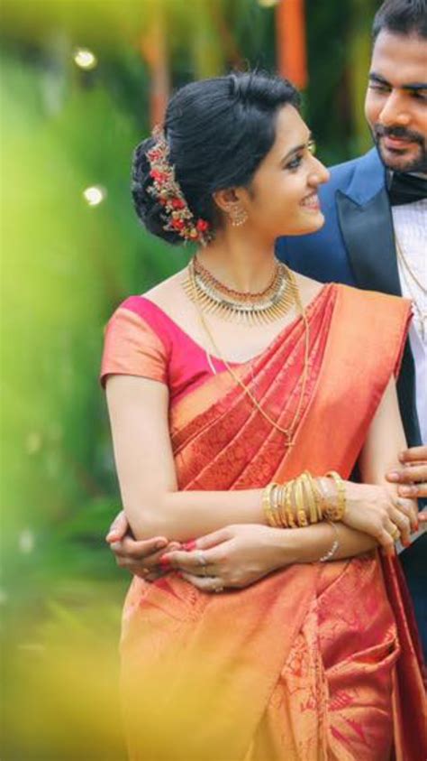 20 Simple Hairstyle For Wedding In Saree Fashion Style