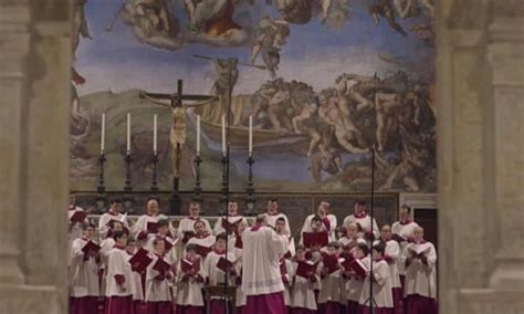 The Voice Of God Life Inside The Popes Choir Classical Music The Guardian