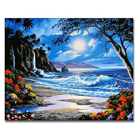 Seascape Paint By Number Kits For Adults Paint By Number Seascapes