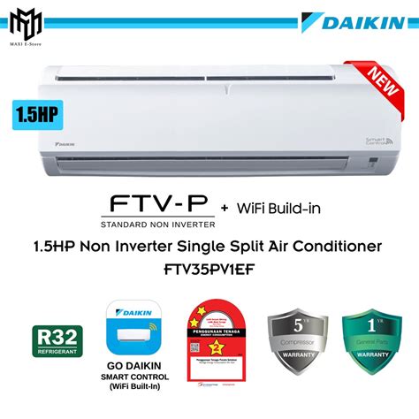 Daikin Ftv P Series R Standard Non Inverter Air Conditioner Shopee