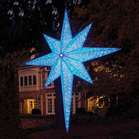 Led Star Of Bethlehem Blue 72 Inch