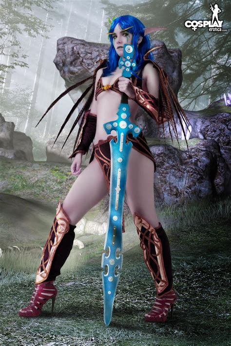 Cosplayerotica Night Elf World Of Warcraft Nude Cosplay