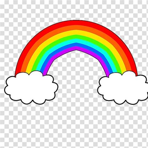 Rainbow With Clouds Animation Cartoon Rainbow Drawing Rainbow