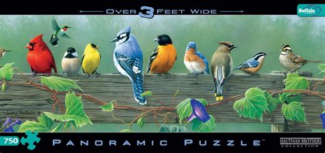 Buffalo Games Hautman Brothers Songbirds Panoramic 750pc Jigsaw