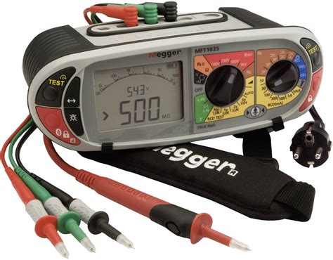Megger Mft1835 Sc Denlen Electrical Tester Measurements According To